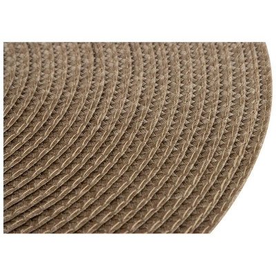 312365 Салфетка сервировочная плетеная PPW-03 d38см 'Рыжий кот' бронза-2