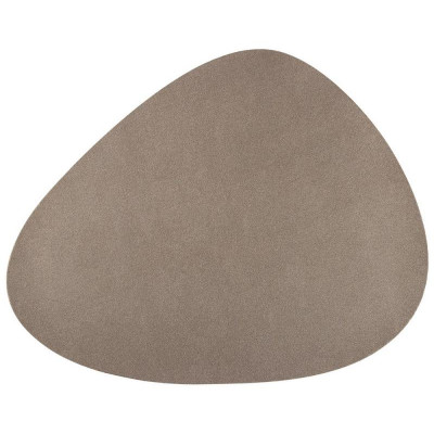 312367 Салфетка сервировочная 'Рыжий кот' PVL-02 'Экокожа' 34х42см серебро-1