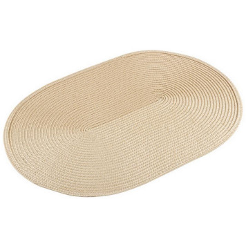 312370 Салфетка сервировочная плетеная PPW-06, 30х45см (овал) 'Рыжий кот'