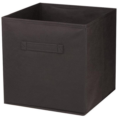 312627 Короб раскладной с ручкой 'Рыжий кот' (31х31х31см) черный