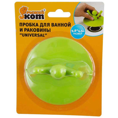 970060 Пробка для ванной и раковины 'UNIVERSAL' 'Рыжий кот'-5