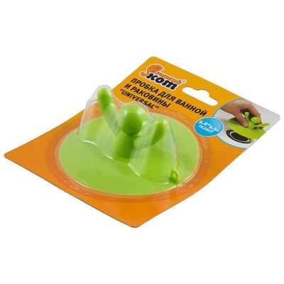 970060 Пробка для ванной и раковины 'UNIVERSAL' 'Рыжий кот'-6