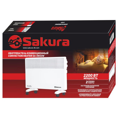 Конвекционный обогреватель SA-0652W 2200Вт-1