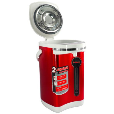 Термопот SA-1335R 5.0л бел/красн-1