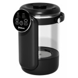 Термопот SA-1374BK Premium 4,5л стекл. LCD сенсор 13темп замок таймер