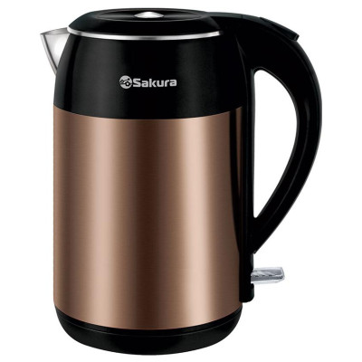 Чайник электр SA-2154C (1.8) Premium медн+черн