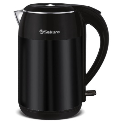 Чайник электр SA-2154MBK (1.8) Premium черн металлик д
