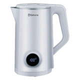 Чайник электр SA-2190DW (1.8) LCD дисплей, черн д