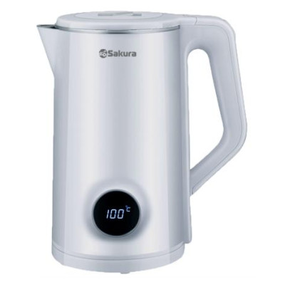 Чайник электр SA-2190DW (1.8) LCD дисплей, черн д