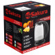Чайник электр SA-2718DBK (1.7) стекл 5темп реж