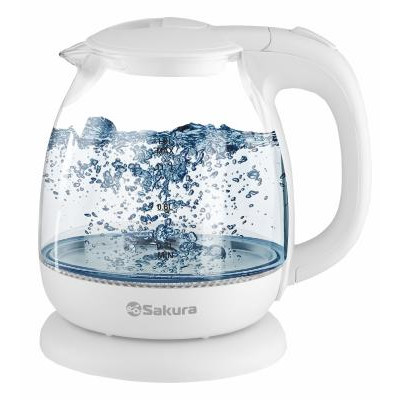 Чайник электр SA-2750W (1.0) стекл подсв