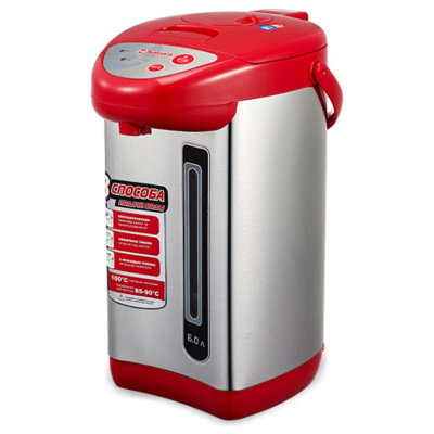 Термопот SA-336RS 5,0л метал/красн