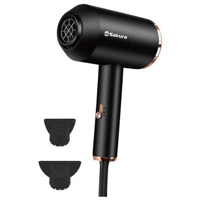 Фен электро SA-4044BK Professional 2000Вт 3реж 2скор хол.сушка 2нас