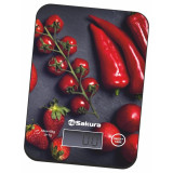 Весы кухон SA-6077BS 8кг элек перцы