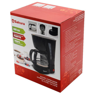 Кофеварка SA-6107W 600мл кап-1