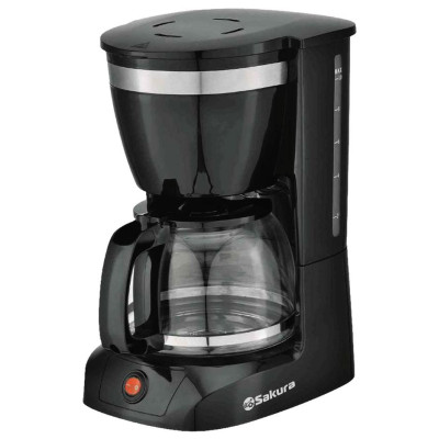 Кофеварка SA-6109BK 1,25л кап