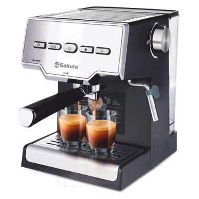 Кофеварка SA-6114 рожк 1,6л 20бар 1000Вт