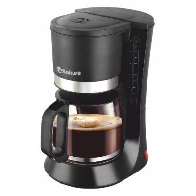 Кофеварка SA-6117BK 1.2л кап черн