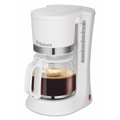 Кофеварка SA-6117W 1.2л кап бел