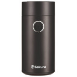 Кофемолка SA-6171BK 200Вт 50гр черн