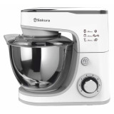 Миксер электр с чашей SA-6332W ELEGANT планетарный 1300Вт 5,0 л 6скор+Турбо