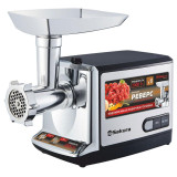 Мясорубка SA-6419BK Premium 2000Вт реверс