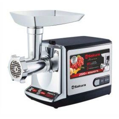 Мясорубка SA-6419BK Premium 2000Вт реверс