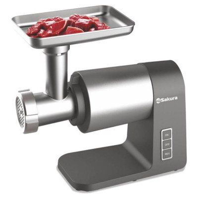Мясорубка SA-6425G Premium 2400Вт реверс + компл нас-1