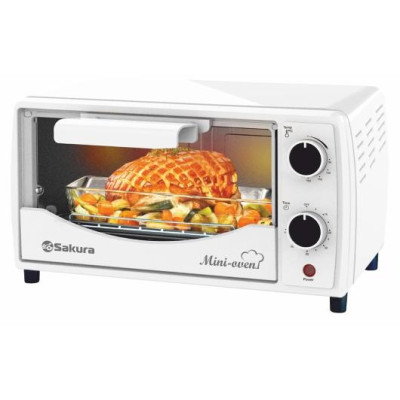 Духовка электро SA-7006W 9л 900Вт таймер