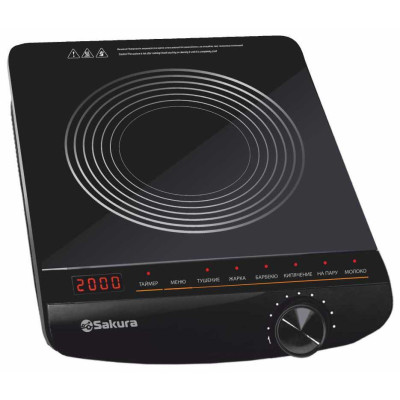 Плитка индукц SA-7162 Premium 1конф стеклокерамика