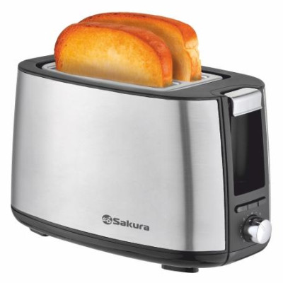 Тостер SA-7611S Elegant 750Вт сталь