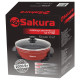 Электросковорода SA-7716R Master Chef 1800-2000Вт 32х9см кругл красн