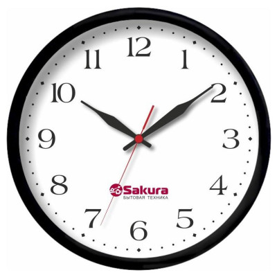 Часы настен Sakura2 Б6 черн