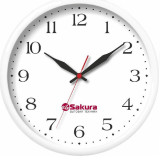 Часы настен Sakura2 Б7 белый 26,5см