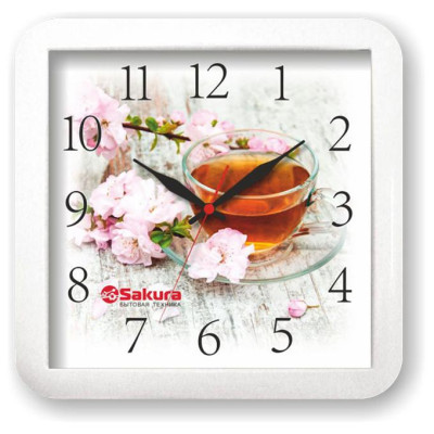 Часы настен Sakura3 A7 белый