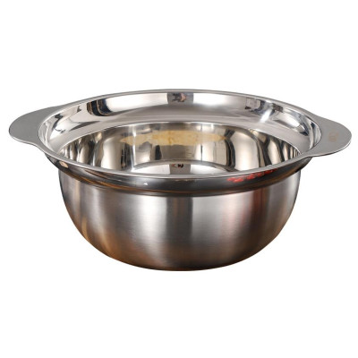 Миска SA-MB01-23 23см, с ручками, нерж