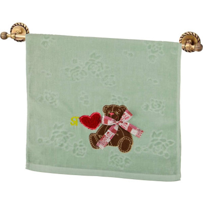 Полотенце 90*50см, "ПОТАПЫЧ", 380 г/м.кв., х/б 100%, фисташка SANTALINO 703-512-5