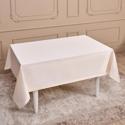 Скатерть 145х300см шампань евроуголок 100% полиэстер SANTALINO 805-027-1-14