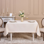 Скатерть 145х220см шампань евроуголок 100% полиэстер SANTALINO 805-027-21