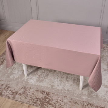 Скатерть 145х180см серый теплый евроуголок 100% полиэстер SANTALINO 805-028-2-12