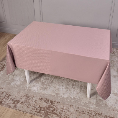 Скатерть 145х180см серый теплый евроуголок 100% полиэстер SANTALINO 805-028-2-12