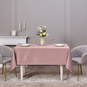 Скатерть 145х180см серый теплый евроуголок 100% полиэстер SANTALINO 805-028-2