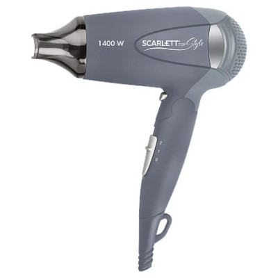 Фен SCARLETT SC-074 серый TOP STYLE-1
