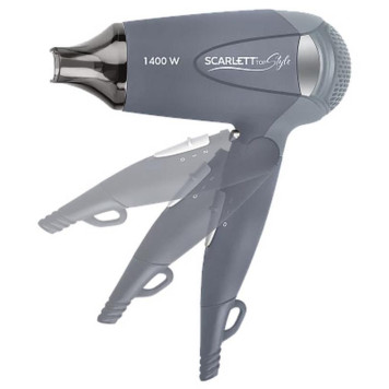 Фен SCARLETT SC-074 серый TOP STYLE-2