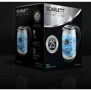 Чайник SCARLETT SC-EK 27 G48 Silver Line-1