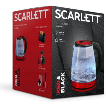 Чайник SCARLETT SC-EK 27 G65 красный-5