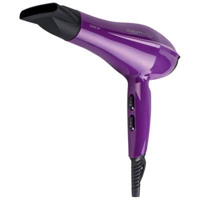 Фен SCARLETT SC-HD 70 I69 фиолетовый с черным