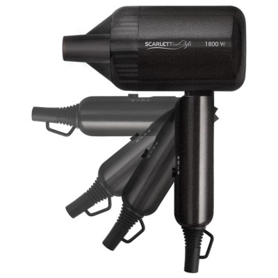 Фен SCARLETT SC-HD 70 IT15 черный блеск-1