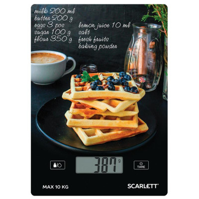 Весы кухонные SCARLETT SC-KS 57 P75 вафли