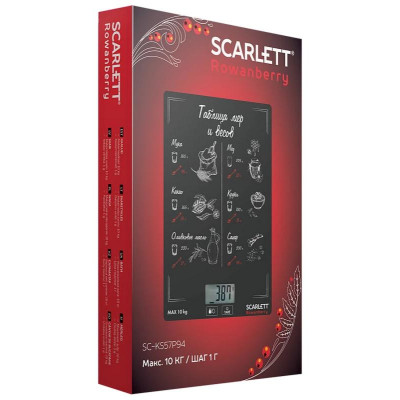 Весы кухонные SCARLETT SC-KS 57 P94 Rowanberry-2